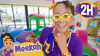 Matching Games at Munchkin's Playground! | 2 HR OF MEEKAH! | Educational Videos for Kids