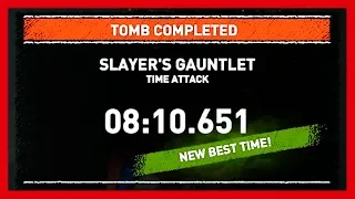 Slayer's Gauntlet [Time Attack] Shadow of the Tomb Raider The Serpent's Heart DLC (Gold 8:10 Record)