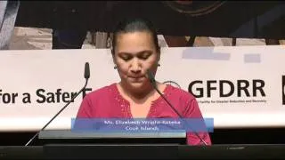 Cook Islands: Disaster Risk Reduction Statement at GP11