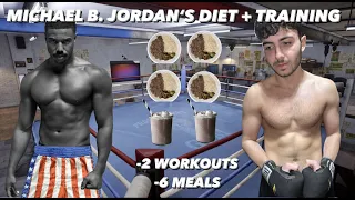 I Tried Michael B. Jordan's Diet + Training For A Day | CREED WORKOUT + ROUTINE