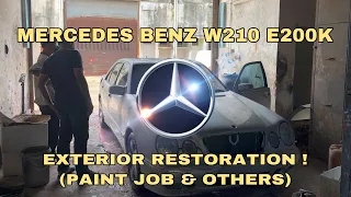 Mercedes Benz W210 E200K EXTERIOR RESTORATION!!! #malaysia