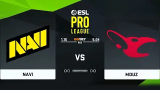 🔴  RU   NAVI vs mousesports ESL Pro League Season 14