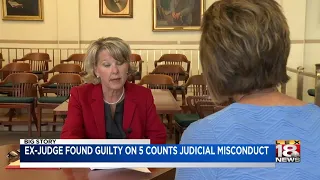 Ex-Judge Found Guilty On 5 Counts Judicial Misconduct