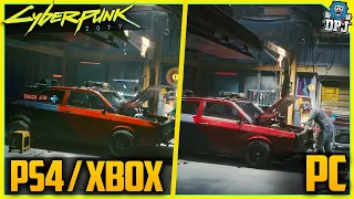 Cyberpunk 2077: PC VS CONSOLE  Graphics Comparison - (Xbox One X / PS4 Pro VS PC)