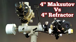 Comparing Two 4 Inch Telescopes Maksutov Against Refractor