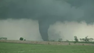 Raw: Tornado Touches Down in Oklahoma