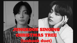 JUNGKOOK SINGING CHRISTMAS TREE IN HIS BIRTHDAY LIVE (TAEKOOK DUET) #taekook | TaegukieV