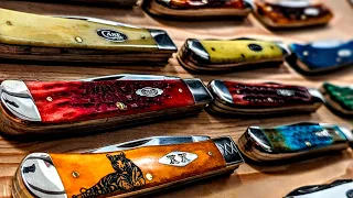 My Full Case Knife Collection Part 1: Trappers, Sodbusters, and Mini Trappers.