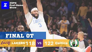 Lakers Fall Late Again In OT vs Celtics 122-118, AD Misses BOTH Free Throws AGAIN!!!!!