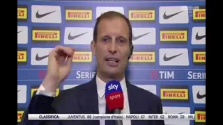 Lite furiosa tra Allegri e Adani (video integrale)