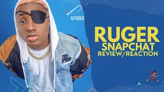 American Rapper Reacts To Ruger - Snapchat (Review)