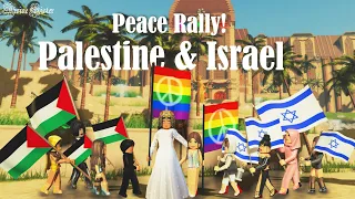 Roblox Peace Rally! Uniting Palestine & Israel