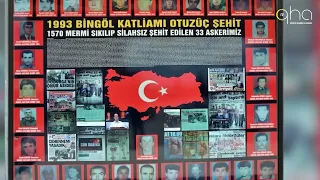 1993 Bingöl Katliamı: 33 Türk askerinin şehit edildiği kanlı terör olayı