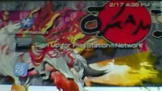 showing my okami psp wallpaper and thoughts.