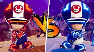 Mario Strikers: Battle League | Can RED TOAD defeat BLUE TOAD? (Hard CPU) [REQUEST BATTLE]
