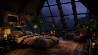 Relaxing Rain Sounds for Sleeping, Studying & Relax 3 Hours| Cozy by the window