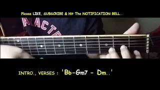 Cueshé - Can't Let You Go - Guitar chords Tutorial