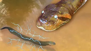 Electric Eel And The Rest Of The Animal World - Funny Moment Animal Attacks Electric Eel