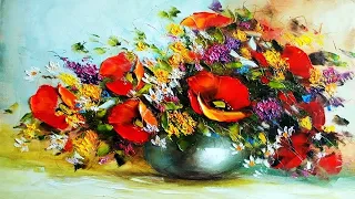 Цветочная живопись художника Евы Бартосик