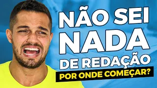 Não sei nada de REDAÇÃO! Por onde começar do jeito certo? | PROFINHO