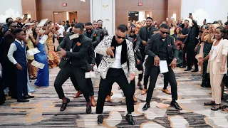 Groomsmen Didn't Hold Back | Epic Congolese Wedding Dance