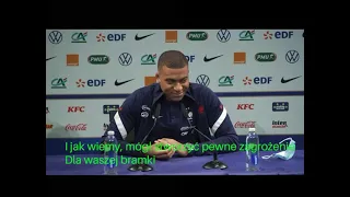 KYLIAN MBAPPE PO MECZU Z POLSKĄ