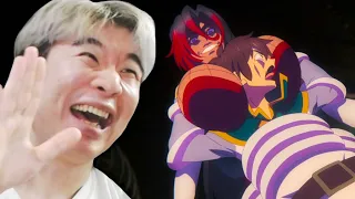 Kazuma takes FUTA BACKSHOTS 🗿 | Konosuba Season 3 Ep 1 REACTION