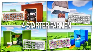 4 einfache STARTER Farmen in Minecraft 1.18 🐄