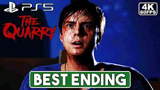 The Quarry BEST ENDING - EVERYONE SURVIVES [PS5 4K 60FPS] - No Commentary