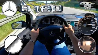 Mercedes-Benz B180 CDI (2009) on German Autobahn - POV Top Speed Drive 🏎