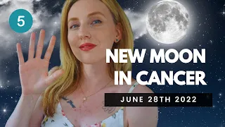 5 things YOU need to KNOW about this NEW MOON in Cancer 2022 / HOROSCOPE / ALL 12 SIGNS