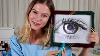 ASMR Eye Doctor Lizi Tests Your Vision.  Medical RP, Personal Attention