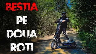 Pe o trotineta de 5500 de euro capabila de 100kmh - BESTIA DUALTRON X