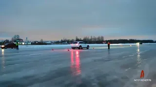Лосиный тест на льду.