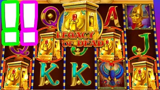 LEGACY OF DEAD SLOT 😃 BONUS HUNT NON STOP FREE SPINS🔥 UP TO €20 BET BIG WINS‼️