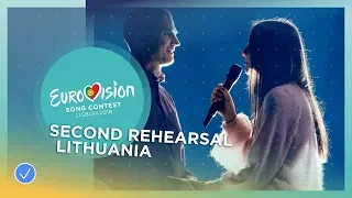 Ieva Zasimauskaitė - When We're Old - Exclusive Rehearsal Clip - Lithuania - Eurovision 2018