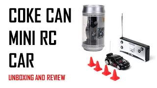 Coke Can Mini Radio Remote Control Micro Racing RC Car - Black | Banggood.com | Go Cars