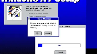 Windows NT 3.1 full setup