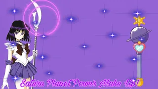 Saturn Planet Power Make Up! | Extra Purple Color | Sailor Moon Edits