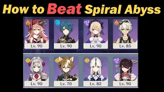 How to beat Spiral Abyss 3.4 Floor 12 | Guide & Tips | Yanfei & Noelle | F2P | Genshin Impact