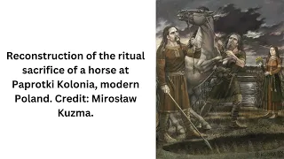 1,000 years ago, Baltic pagans imported horses from Scandinavia to behead them or bury them alive