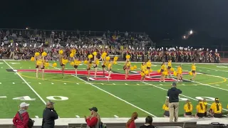 9-8-23 Yorkville High School Foxettes Varsity Dance Team/Poms Halftime Routine