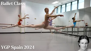 YGP 2024 Barcelona ~ Ballet Class With Maria Eichwald from John Cranko Schulte ~ Junior Soloists