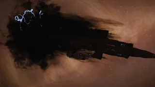 Carrier arrival at black hole - elite dangerous