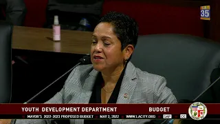 Budget Hearings - SAP  - Mon. 5/2/2022