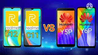 Realme C11 and C12 VS Huawei Y5P and Y6P