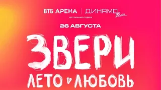 ЗВЕРИ ЛЕТО ЛЮБОВЬ Концерт в Москве 26.08.2023