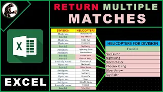 How to Return Multiple Matches in Excel Index and Aggregate