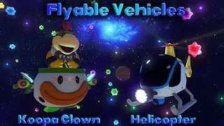 Flyable Vehicles: Koopa Clown & Helicopter (Mod/Hack) - Mario Kart 8 Deluxe