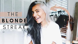 Bleached My Hair: Black to Platinum || Bleached Streak